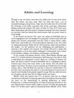 The Art of Teaching Adults