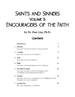 Saints and Sinners - Three Volume Set